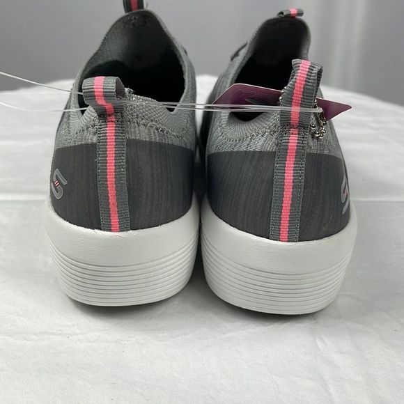 Skechers Ayra Slip-On Shoes Sneakers Air Cooled Memory Foam Gray Pink Si… - Picture 6 of 11